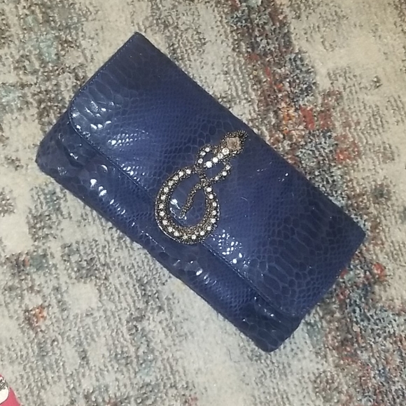 cold hearted Handbags - Cold Hearted Clutch w/Rhinestone details